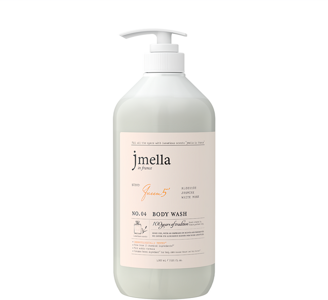 jmella 法式漫舞香水沐浴乳 No.04 Queen5, 1L, 1瓶