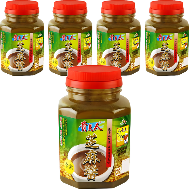 Ladyship 貴夫人 特級芝麻醬, 520g, 5罐