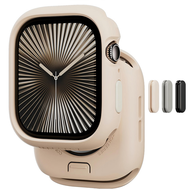 MAGEASY Skin Apple Watch 手錶保護殼 5g, 貝殼粉, 1個