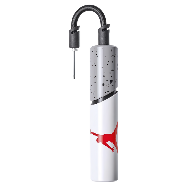 NIKE 耐吉 JORDAN 喬丹 ESSENTIAL 打氣筒 J0001947128NS, 白灰色, 1個
