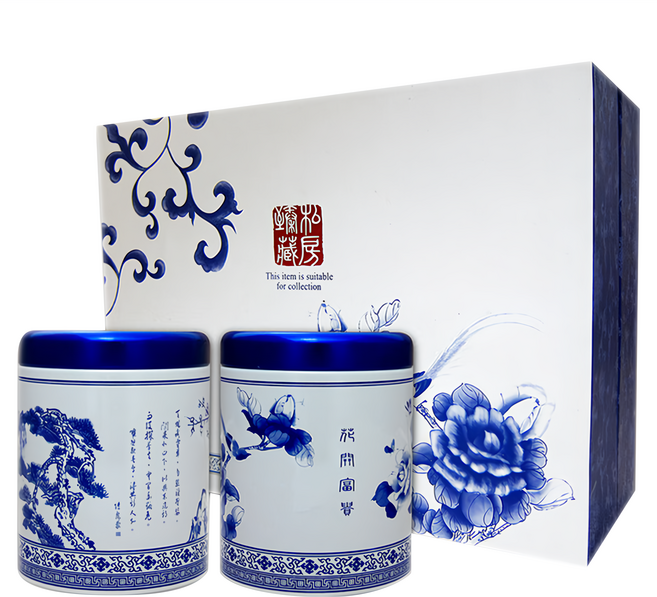 名池茶業 福壽梨山極品手採烏龍茶葉禮盒 私房臻藏款, 75g, 1盒, 2罐