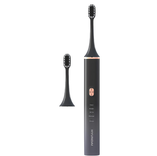HYUNDAI 現代 超高頻電動牙刷, OC-013, 黑色, 1支