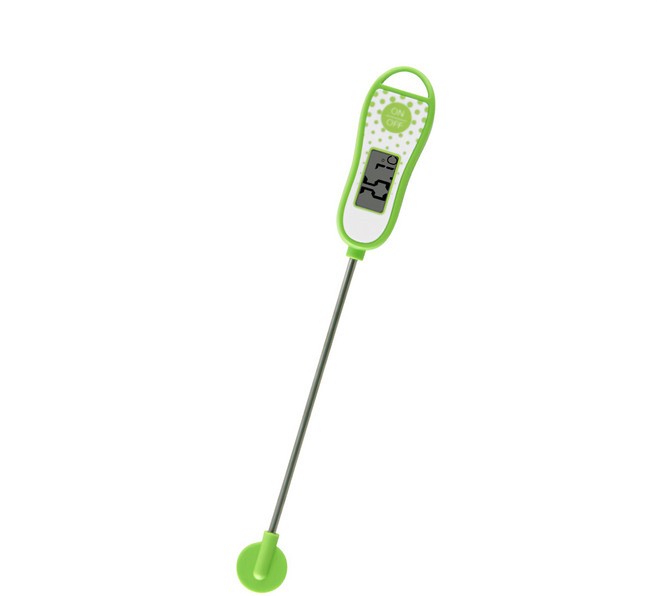 KOSTEQ 幾何附蓋料理電子溫度計 表面防水 料理測溫範圍-10℃~+300℃ 多用途 烘焙用品 溫度掌控 TKO-101-GR 1個