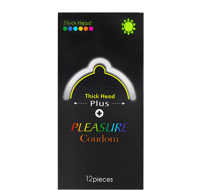 PLEASURE 樂趣 加厚裝保險套, 12入, 1盒