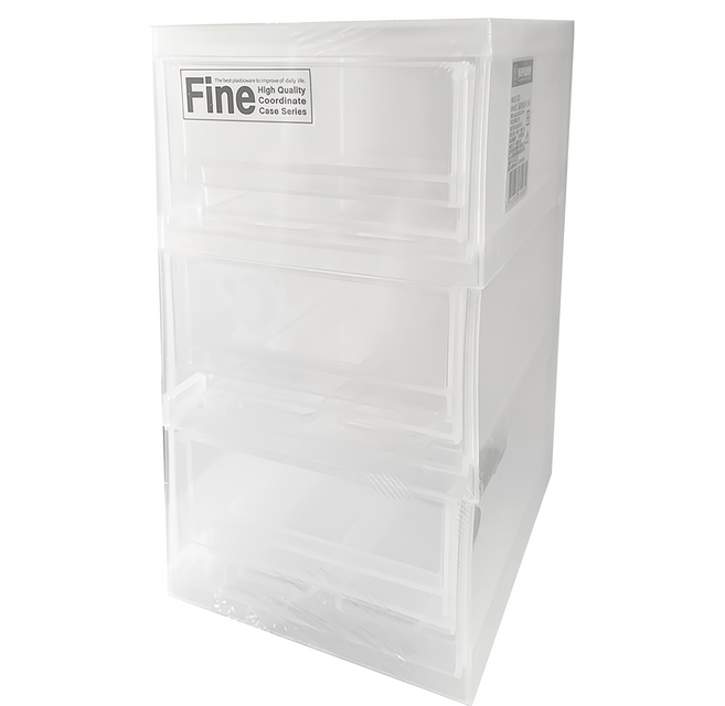 KEYWAY 聯府 mini三層收納盒 三小抽 S(160 x 136 x 247mm) 3L, 三層收納盒, 1個