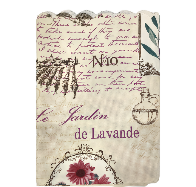 BonBon naturel 北歐簡約防水桌巾, 135 x 183cm, 浪漫花卉, 1條