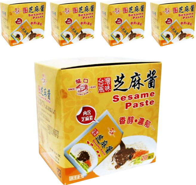 龍口 芝麻醬 20包, 800g, 5盒