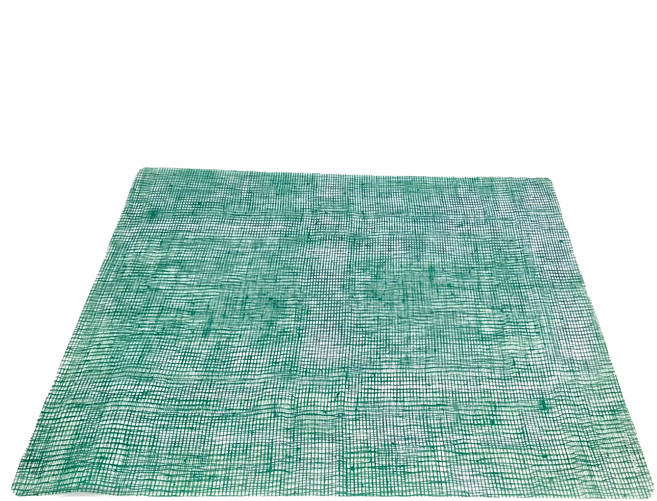 modern-twist 經典餐墊, 翡翠綠棉麻, 40 x 35 x 0.1cm, 1個