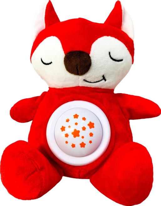 Jane&Nini Toy 安撫聲光音樂絨毛娃娃, 狐狸, 1個