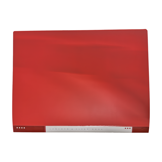 Lan CHYn 連勤牌文具 PP 資料簿 LC-3320 A3 紅色 20頁, 1本