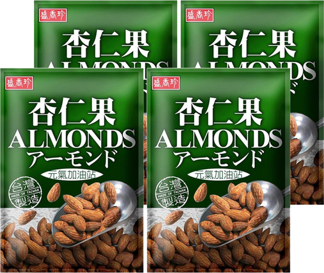 盛香珍 杏仁果, 100g, 4包