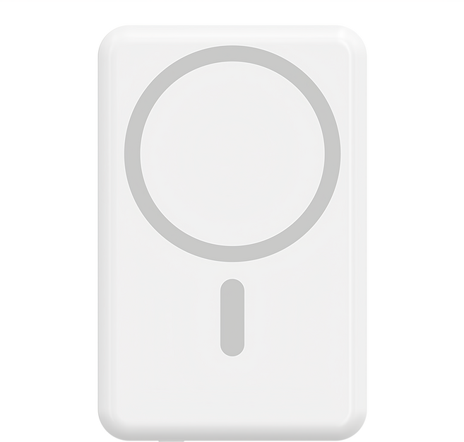 mophie essentials Snap+ Powerstation 5K 磁吸無線便攜行動電源, SNP-ESS-PS-5K, 白色