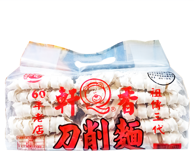 軒香 刀削麵, 900g, 1包