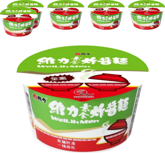 維力 素食炸醬麵 90g, 6入