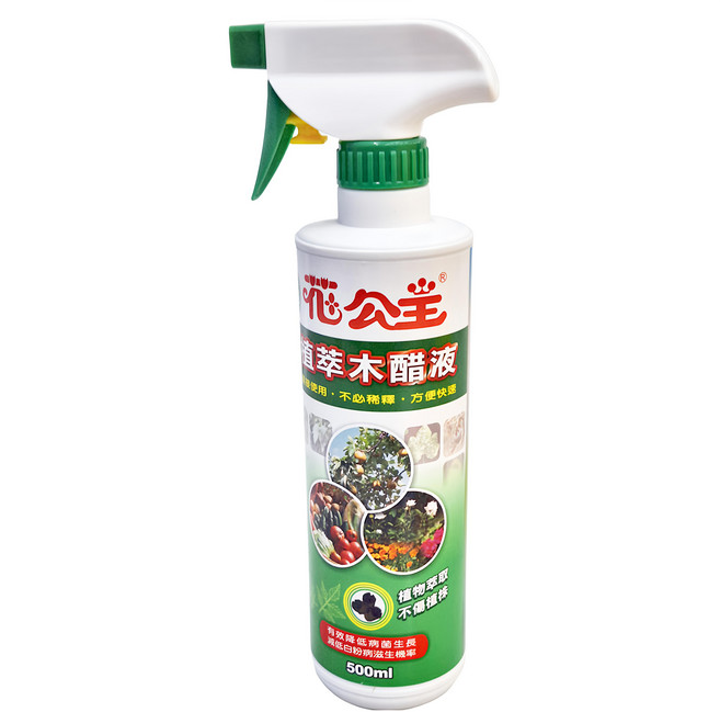 花公主 天然木酢液 500ml 植物萃取 不傷植株, 1瓶