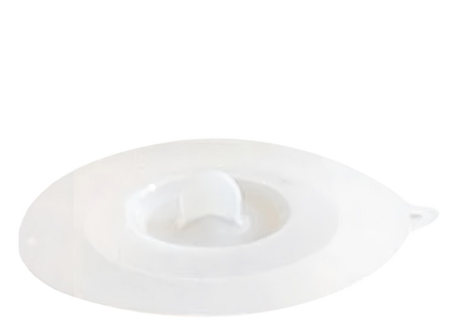 小麥購物 矽膠杯蓋, 4個, 白色