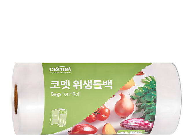 comet 捲筒型食物保鮮袋, S(17 x 25cm), 500張, 1個