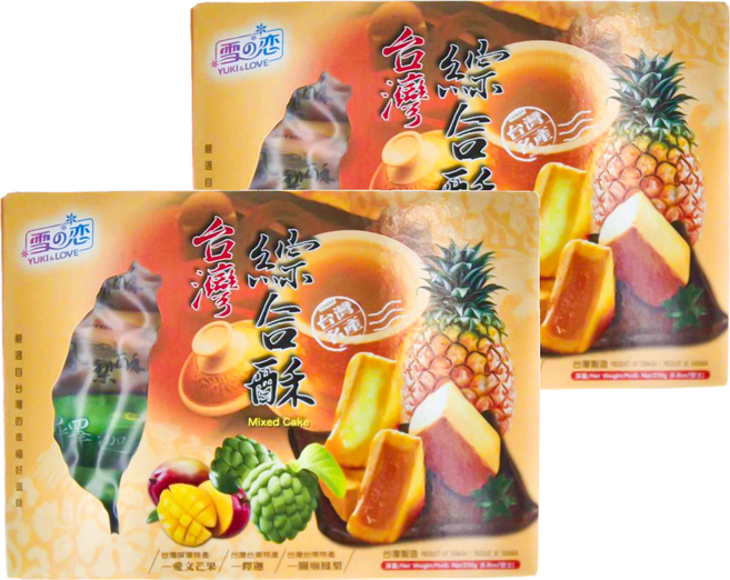 YUKI&LOVE 雪之戀 台灣綜合酥, 250g, 2盒