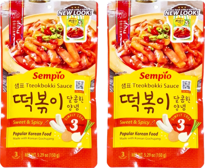 Sempio 膳府 辣炒年糕醬汁, 150g, 2包