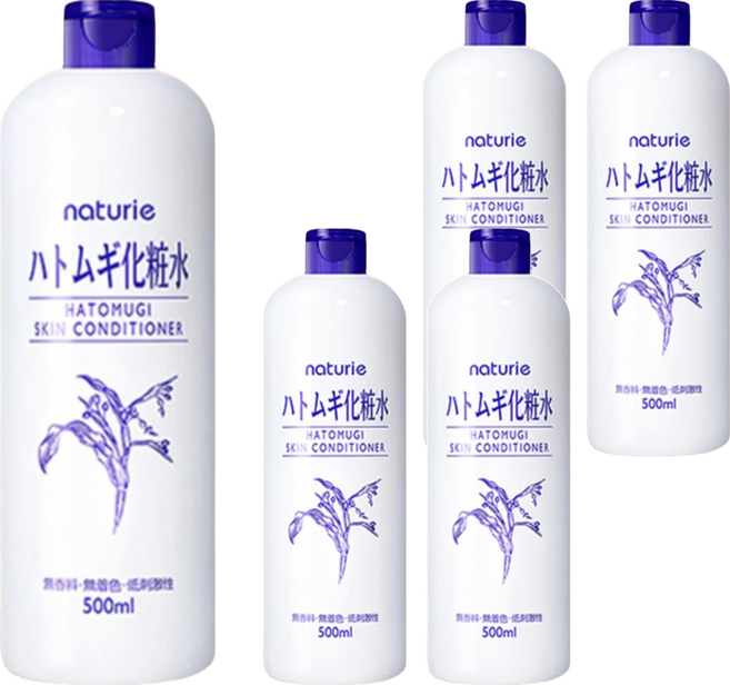 imju naturie 台灣公司貨 薏仁清潤化妝水, 500ml, 5瓶