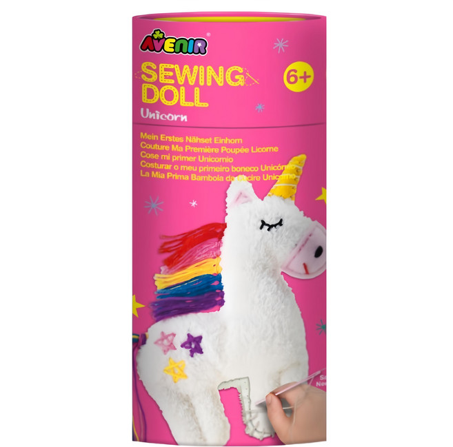 AVEnIR 我的幸福小夥伴 串珠DIY, 白色獨角獸, 1個