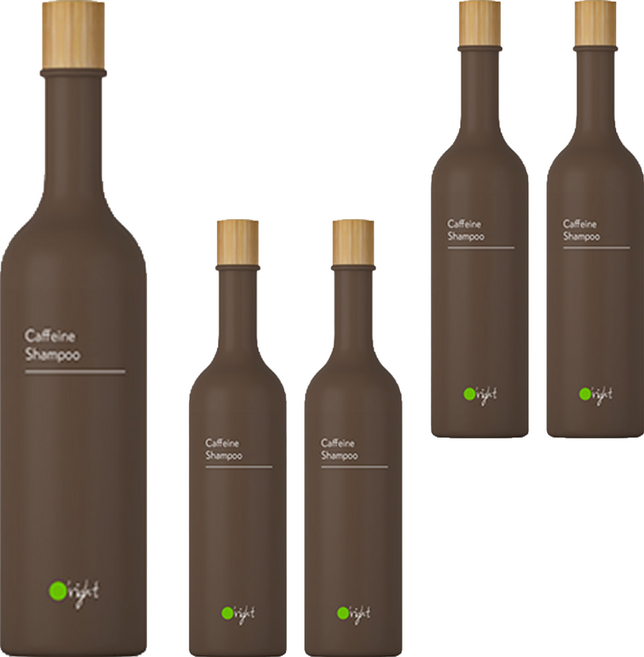 O'right 歐萊德 咖啡因洗髮精, 400ml, 5瓶