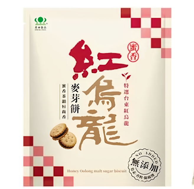昇田食品 蜜香紅烏龍麥芽餅, 200g, 1袋