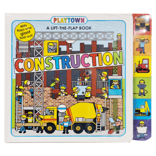 Priddy Books Playtown : Construction 翻翻書, 精裝