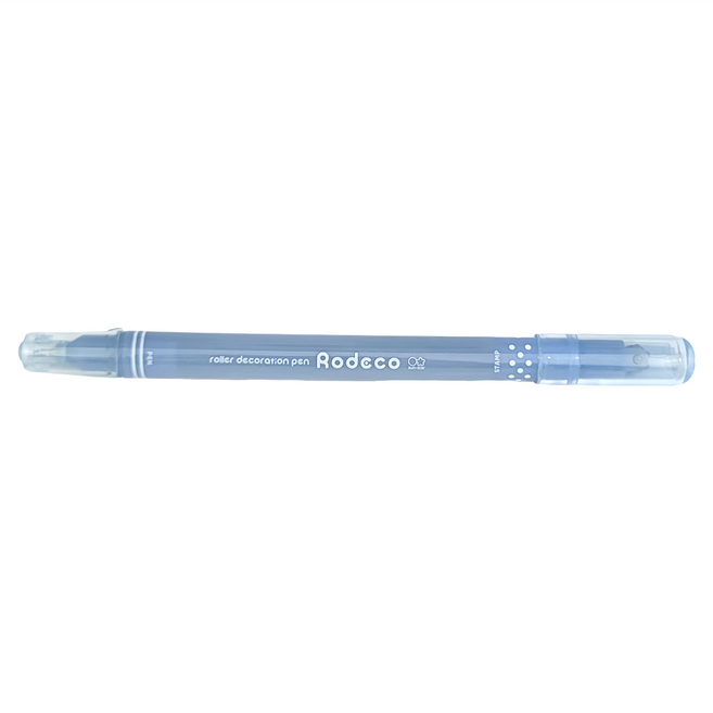 sun-star Rodeco 波點簽字雙頭兩用筆, 薄霧藍, 1支