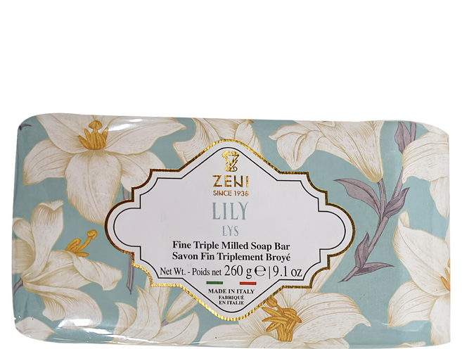 ZENI 百合 植物萃取三重研磨香皂 260g, 1個