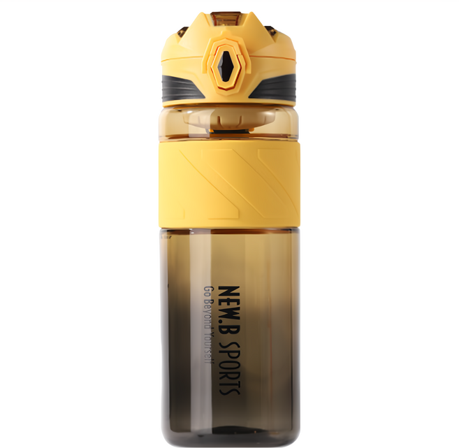 NEW.B 星耀 UPSTYLE 星耀運動水杯 附直飲帶茶隔 + 吸管 TR9092, 暮光琥珀, 680ml, 1個