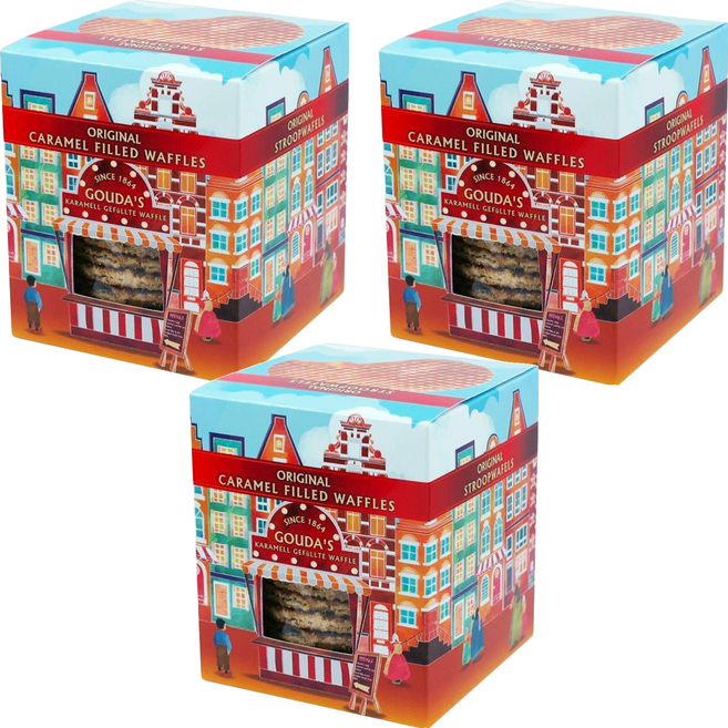 GOUDA'S 荷蘭傳統糖漿煎餅, 400g, 3盒