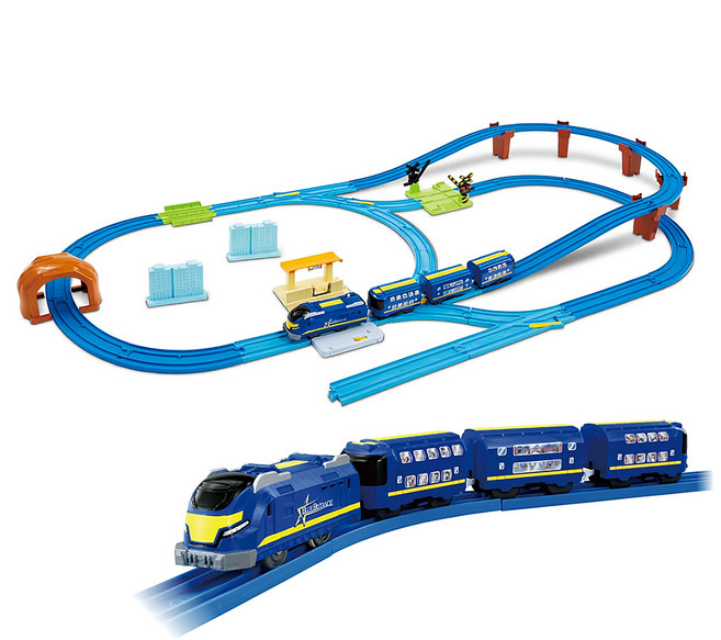 TAKARA TOMY PLARAIL 鐵道王國 多美火車豪華組 2025 946809, 藍色, 1盒