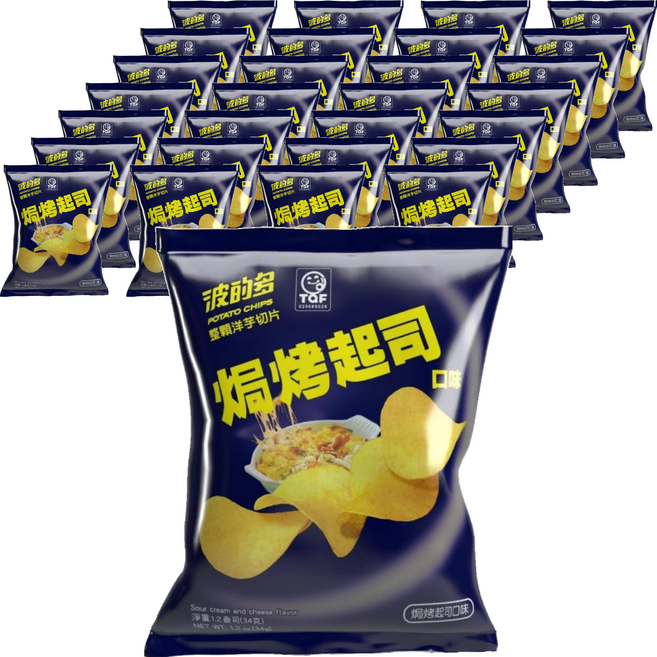 華元 波的多 焗烤起司口味, 34g, 60包