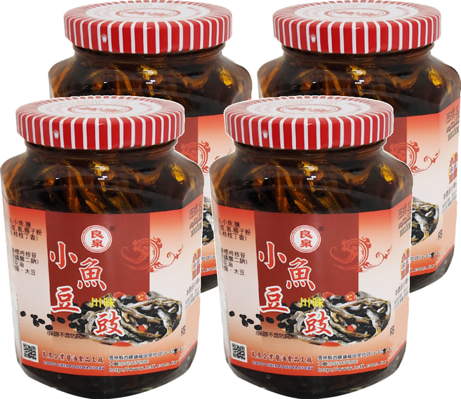 良泉 丁香豆鼓 川辣, 400g, 4罐