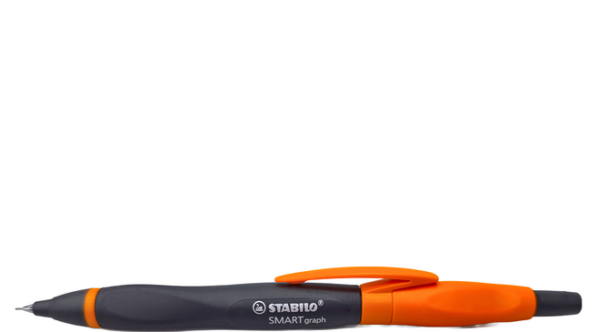 STABILO 思筆樂 智能樂自動鉛筆 右手 橘色, 0.5mm, 1支