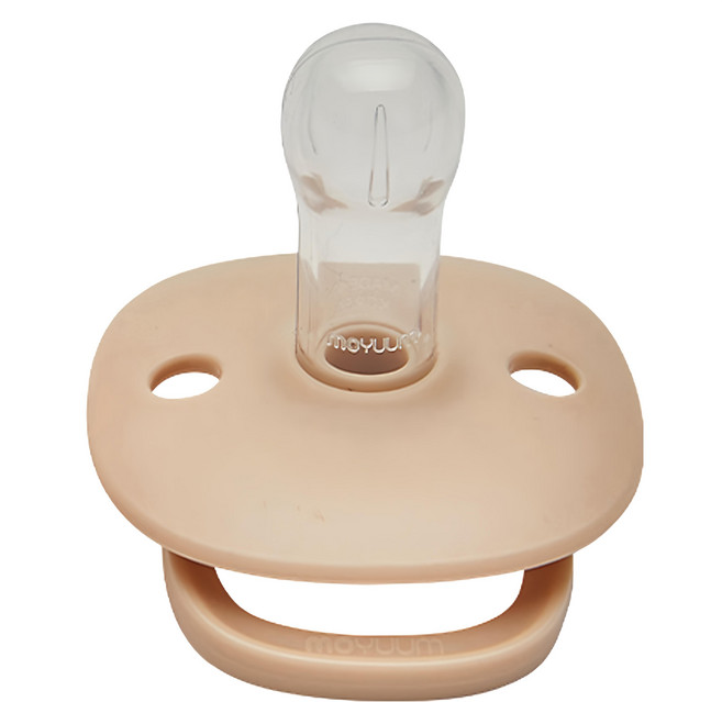 MOYUUM 母乳實感辛奇奶嘴, 米色, 6個月以上, 1個