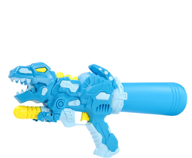 恐龍造型加壓中型水槍 39cm, 藍色, 1支