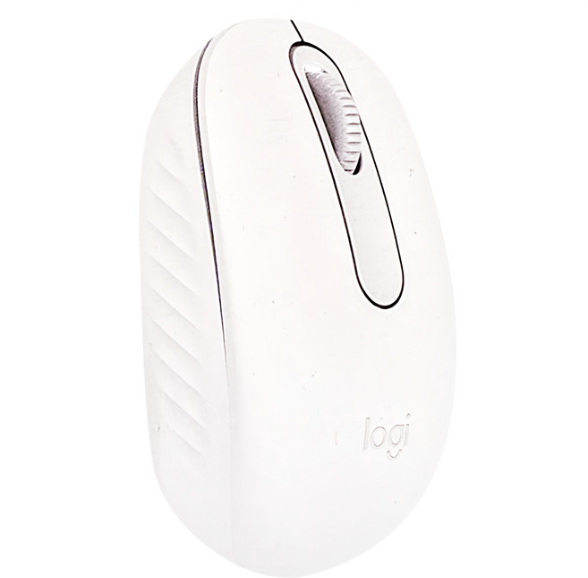 logitech 羅技 無線藍芽滑鼠, M196, 珍珠白