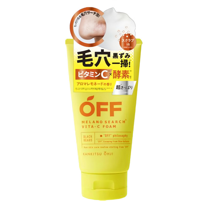 KANKITSU OHJI 柑橘王子 男士維他命C洗顏霜, 120g, 1條