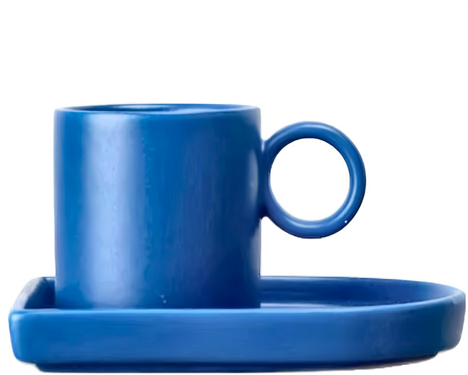 瑞典 BYON Niki 濃縮咖啡杯組, 藍色, 1組