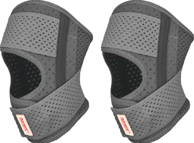 AOLIKES 奧力克斯 開孔護膝 7901 FC062 尼龍材質 黑色, 護膝 黑色, 2個