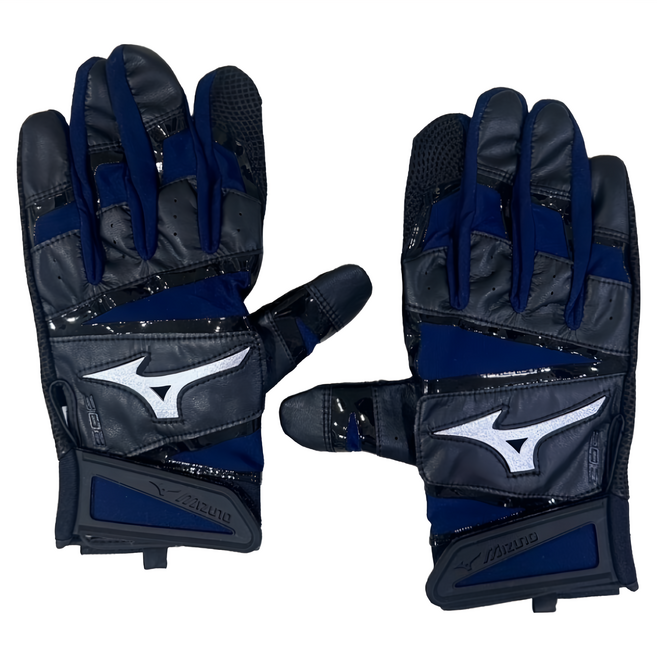 Mizuno 美津濃 打擊手套, 1雙, 黑色