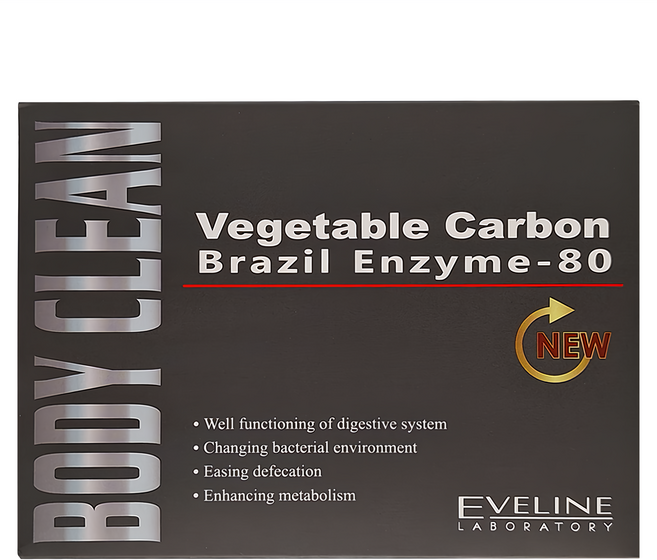 EVELINE 久司道夫Body clean清暢強效版膠囊, 542mg, 30顆, 1盒