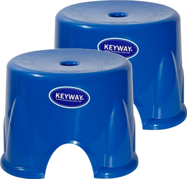 KEYWAY 聯府 圓椅 塑膠椅, 顏色隨機, 2個