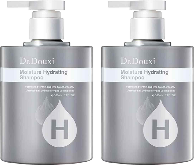 Dr.Douxi 朵璽 微導玻尿酸保濕洗髮露, 500ml, 2罐