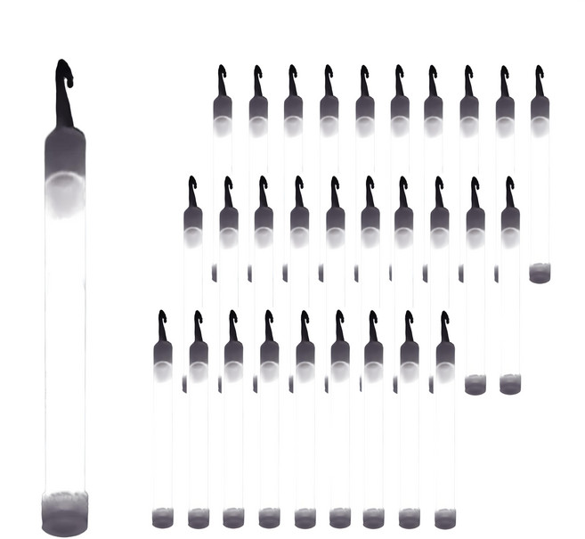 HAPPY ISLAND 螢光棒 100入, 白色, 1盒