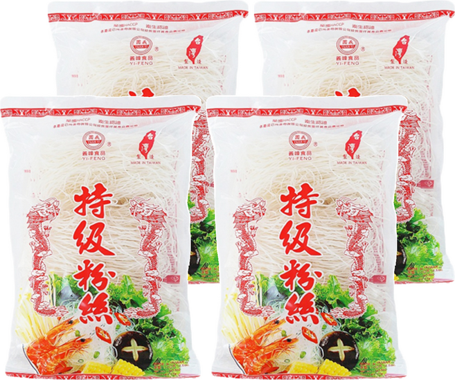 義峰食品 特級粉絲, 110g, 4包