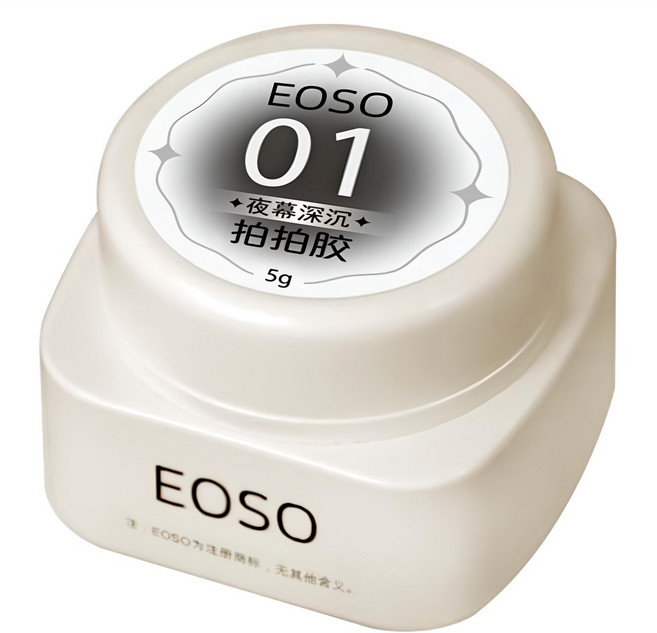 EOSO 拍拍膠, 01 夜幕深沉, 5g, 1罐