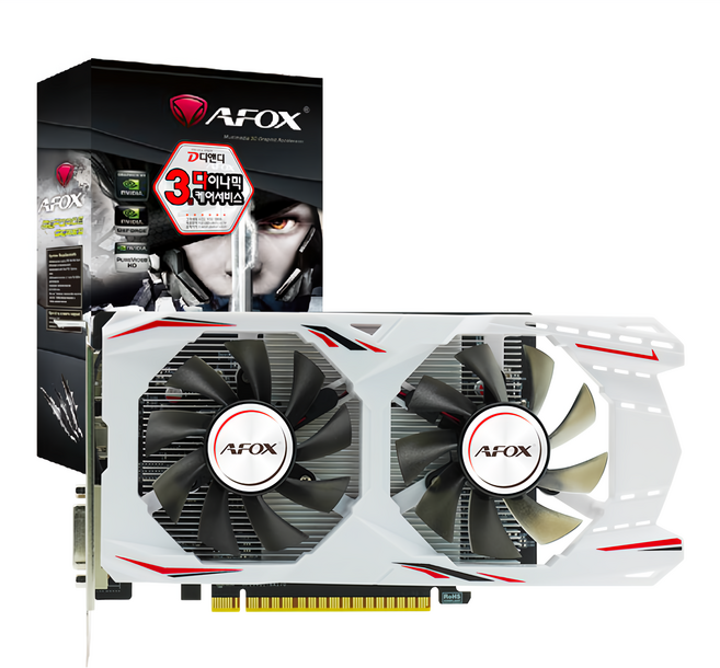 AFOX 지포스 GTX1050 Ti H7 D5 4GB